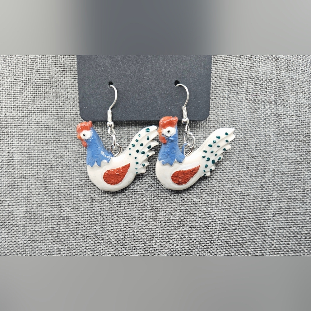 Chicken Earrings